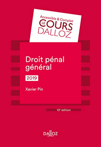 Droit pénal général 2019 - 10e éd.